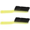 TOYANDONA 2 Pezzi Spazzola per Feltro Biliardo Manico in Legno Beige | Setole Morbide e Testa Delicata, Manutenzione Portatile per Tavolo Snooker, Casa e Club
