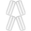 Vaguelly 4 Pezzi Fermaglio Subacqueo, Chiusura a Dente Dentata | Cinghie Zaino e Cinture da Immersione, Resistente All'acqua Salata, Presa Sicura