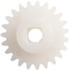 Wodsty Mulinello da pesca, ricambio per mulinello piccolo grigio | Twists & Spindle Gear Set per GW Piccolo Giallo Grigio Mulinello Baitcasting 17 mm 13,2 mm Accessori in plastica