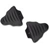 Toyvian Copripedali per Tacchette Bici da Strada in Gomma Nera | Scarpe Ciclista, Compatibile Tacchette Fisse, Presa a Terra, per Soste e Camminata
