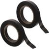 EXCEART 2 Pezzi Nastro per Impennaggio Frecce in PVC Nero e Aste Composite | Adesivo, Uso per Arco Caccia e Area di Tiro, Facile da Applicare