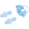 CALLARON Tappo Naso per Nuoto Tappi Orecchie in Silicone Blu | Set per Piscina e Surf, Vestibilità Sicura, Comodo da Indossare, Adatto a Nasi e Orecchie