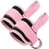 Homoyoyo Cavigliera Regolabile Rosa in Poliestere per Allenamento Gambe | Chiusura a Strappo e Doppia Fibbia, Accessorio Portatile per Palestra e Uscite, Comoda per Glutei