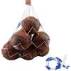 Heting-YQ Ball Carry Net Bag Rete per Palloni Grande per 10-15 Palloni | Portatile Rete Per Palloni in Nylon Grandi Capienza per Pallacanestro Calcio e Pallavolo