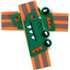 OSALADI Bracciale Riflettente Elastico Arancione in PVC per Corsa e Bici | Design Antiscivolo e Liscio, Chiusura Adesiva alle Estremità, per Tenere Puliti i Polsini e Bloccare i Pantaloni