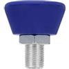 VICASKY Freno per Pattini a Rotelle 5/8 in Acciaio Inossidabile Blu | Gomma Resistente, Riduce il Rumore di Frenata, per Allenamento su Pista e Superfici Interne