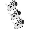 EXCEART 3 Pezzi Smorzatore Vibrazioni per Racchetta Tennis a Forma di Mucca | Silicone Delicato, per Corde e Allenamento, Ornamento Creativo, Adatto a Principianti e Giocatori