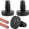 CVMGO Set di 3 protezioni per stecca da biliardo, in gomma, leggere, ammortizzanti, compatibili con accessori John Parris Peradon Britannia Master Woods Powerglide