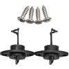 FOMIYES 6 Pezzi Tappo di Scarico per Kayak in Silicone Vite, Set da 2 | Guarnizione su Ogni Pezzo, Cordino di Ritenzione, Tenuta Stabile, per Canoe e Piccole Barche