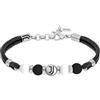 LOWELL Juventus | Bracciale con Pietre e Logo, Bracciale Uomo e Donna, Idea Regalo