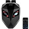 arimepi Zaino a LED, con display programmabile, multifunzionale, adatto come regalo per feste, Nero , L, Zaino da moto.