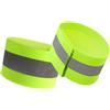 Homoyoyo 2 Pezzi Bracciale Riflettente per Corsa Notturna, Elastico | Chiusura a Strappo, Facile da Indossare e Togliere, Alta Visibilità, per Zone Buie e Attività All'aperto