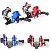 SHINEOFI Bobina per Lenza da Pesca 0,28mm 50m Blu Compatta Regolabile | 5 1, Rapporto 3, Abs, Forza di Serraggio Regolabile, Ferro e Gomma, per Filo e Lenza da Pesca