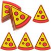 Abaodam 6 Pezzi Smorzatore Vibrazioni in Silicone, Multi Colore | Stabilità delle Corde, Design a Tema Cibo, per Partite e Allenamento, Adatto a Giocatori Junior
