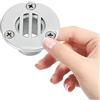 Garneck Deck Drainage Plug Scarico Ponte Pavimento in Acciaio Inossidabile, Argento, Previene Infiltrazioni d'Acqua, per Yacht e Barche, Installazione Facile