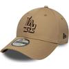New Era Berretto da baseball 9Forty Team Outline MLB Los Angeles Dodgers per adulti, beige chiaro