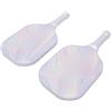 Luocute **Set di 2 Racchette da Pickleball in Fibra di Vetro da 16mm** | Include Borsa con Taschino a Rete, Impugnatura Testurizzata per Assorbimento del sudore.
