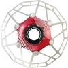 Wodsty Adattatore mozzo bicicletta Center Lock a 6 bulloni per Boost 15x100 | Adattatore per mozzo della bicicletta Center Lock a 6 fori Boost da 100 a 110 mm, anteriore da 142 a 148 mm posteriore