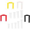 WRITWAA 1 Scatola Tubo Protettivo per Racchetta Badminton | Doppio Foro e Connessione, Installazione Rapida senza Attrezzi, per Allenatori e Incordatura di Racchette