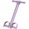 Goutdori Tubo di fascia di resistenza del pedale 6, attrezzatura per esercizi di yoga stretching fitness viola regolabile.
