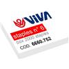 Viva Punti metallici per cucitrici Viva 6/4 passo 6 mm argento conf. da 2000 - 6660.752
