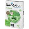 Navigator Carta per fotocopie A4 Navigator Ecological 75 g/m Risma da 500 fogli - NEC0750136