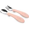 Nuvita Set posate in acciaio con impugnatura in silicone - 8472 / English rose - Nuvita