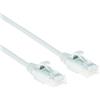 ACT Bianco 1,5 metri LSZH-U/UTP Cavo patch slimline per data center Cat6 con connettori RJ45, 1,5 m, Cat6, U/UTP (UTP), RJ-45, RJ-45, viola