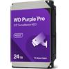 Western Digital WD Purple Pro WD241PURP - Disco rigido - 24 TB - Videosorveglianza, Smart Video - interno - 3,5″ (8,9 cm)