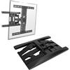 OEM Supporto a parete per televisore, realizzato in acciaio, dimensioni massime del televisore: 75 pollici, compatibilità VESA da 200x200 mm a 600x400 mm, estensione del braccio fino a 16 pollici, capacità di carico: 120 libbre