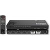 Selius Selettore HDMI eARC - 4 porte - 8K 60Hz, 4K 120Hz - Nero - Ideale per home cinema e gaming