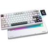 Selius Tastiera meccanica wireless - Alloggiamento in alluminio - RGB - Layout da 75%
