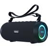Selius Altoparlante Bluetooth portatile da 60W, resistente all'acqua (IPX7), con luci LED RGB e autonomia della batteria di 30 ore