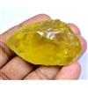 Gemsmyriad 100% Naturale Limone Citrino 182.75 KT Certificato 48 MM FACET Esemplare Grezzo