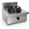 Casta Cucina wok a gas su misura, 1 fuoco, 500 x 500 mm, da banco h 275 mm - 21,0 kW
