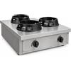 Casta Cucina wok a gas su misura, 3 fuochi, 1000 x 1000 mm, da banco h 275 mm - 21,0 kW