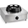 Casta Cucina wok a gas da banco, 1 fuoco, 600 x 600 mm, h 275 mm - 21,0 kW