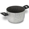 mamù cookware Mamù pentola in alluminio con due manici 16 cm | 7 strati, PFOA free, antigraffio, made in italy