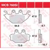 TRW Pastiglie Freno Organiche MCB 760 LF