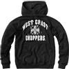 WCC Iron Oversized Felpa con cappuccio M uomo nero