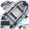 ArtSport Gommone 3,20 m per 4 Persone con 2 panche e Fondo in Alluminio Barca a