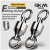 9KM DWLIFE 20 ~ 100pack Cuscinetto A Sfere Girevole Pesca Girevole Solidi Anelli di Saldatura In Acciaio Inox Heavy Duty Connettore Acqua Dolce Acqua Salata
