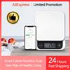 icomon 0-1 kg/0,1 g, 1-5 kg/1 g, Bilancia da cucina intelligente Bilancia per calorie nutrizionali Bilancia da cucina digitale LCD Bilancia da cucina con app