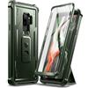 DEXNOR Cover antiurto per paraurti 2 in 1 con pellicola per schermo integrata Protezione 360 Custodia rigida con staffa per Samsung Galaxy S9 plus