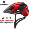 ROCKBROS Casco da bici Casco da ciclismo traspirante modellato integralmente Antiurto MTB Road Uomo Donna Casco da bicicletta Aero leggero