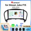 Junsun Autoradio Junsun Wireless CarPlay Android Auto per Nissan Juke (F15) 2010-2019 con ventola di raffreddamento integrata, navigatore GPS Android, lettore multimediale, WiFi, DSP, RDS, BT, SWC, schermo