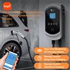 feyree Caricatore EV Feyree con Presa GB/T 22KW 11KW Trifase, Ricarica Rapida EVSE Wallbox 32A 7KW Monofase, Controllo Smart WIFI APP per Auto Elettriche