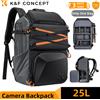 K&F CONCEPT Zaino per Fotocamera da 25L per Canon Sony DJI DSLR/SLR, Borsa da Viaggio per Fotocamera con Cinghia per Treppiede e Copertura Antipioggia