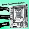 JGINYUE Scheda Madre ARGB X99 per Computer da Gaming LGA 2011-3 XEON Intel E5 2620 2666 2670 2678 V3 V4 Supporto Memoria DDR4 RECC NON-ECC NVME