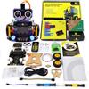 keyestudio Kit Robot Auto Keyestudio Microbit V2 per BBC Microbit V2, Auto Robot Intelligenti per Programmazione Makecode e Micropython, Kit STEM